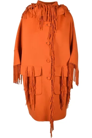 ERMANNO SCERVINO Dames, Jurken, Oranje, Maat: S Wol