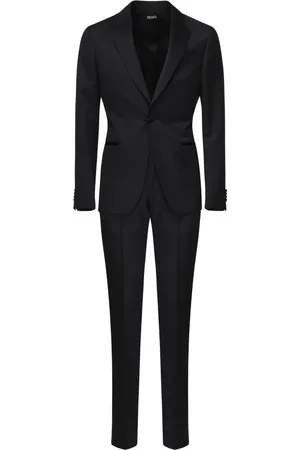 Ermenegildo Zegna Heren, Pakken, Blauw, Maat: L Wol