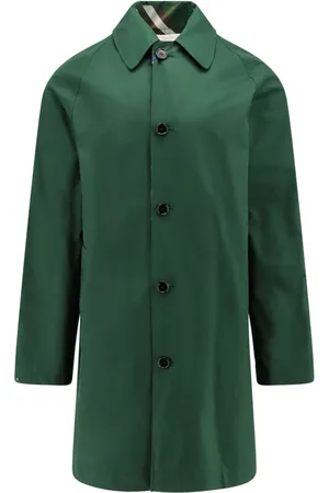 Burberry Heren, Mantels, Groen, Maat: M Katoen