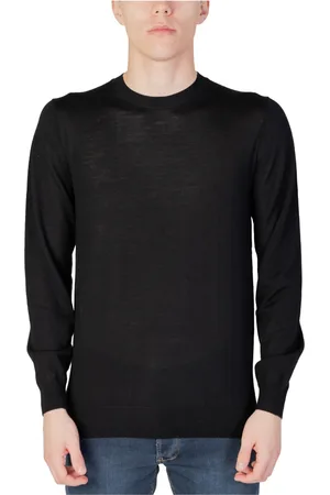 Liu Jo Heren, Truien, Zwart, Maat: 3XL Katoen