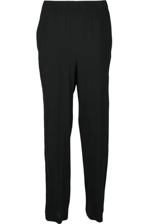 Fabiana Filippi Dames, Broeken, Zwart, Maat: S Viscose