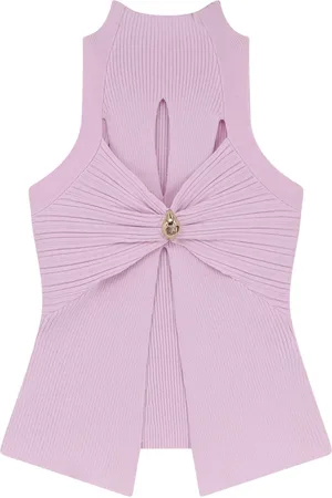 Elisabetta Franchi Dames, Tops, Roze, Maat: XL Zijde