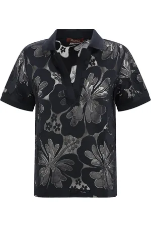Max Mara Dames, Tops, Blauw, Maat: XS