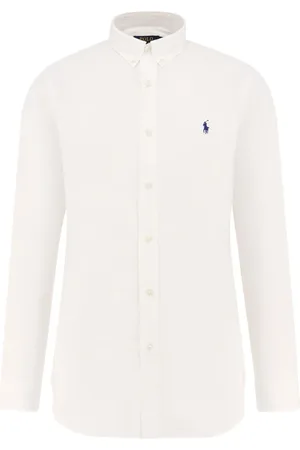 Ralph Lauren Heren, Overhemden, Wit, Maat: 2XL Katoen