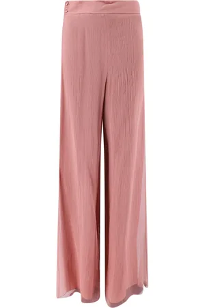 Max Mara Dames, Broeken, Roze, Maat: S Zijde