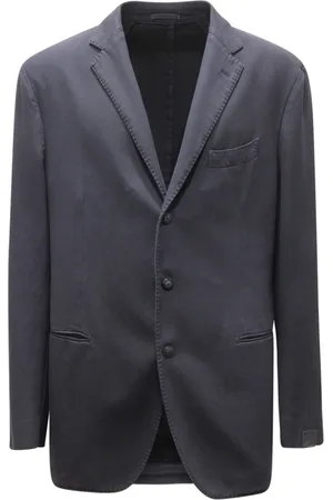 LARDINI Heren, Jassen, Blauw, Maat: 3XL Katoen