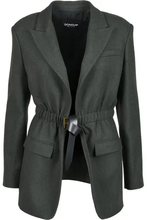Dondup Dames, Jassen, Groen, Maat: M Wol