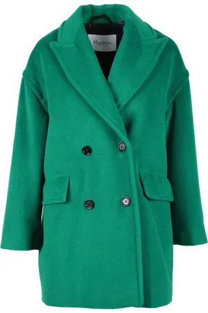 Max Mara Dames, Jassen, Groen, Maat: S Wol