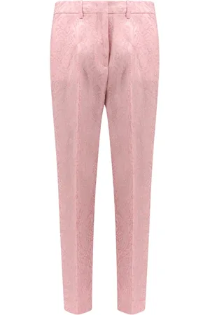 Etro Dames, Broeken, Roze, Maat: M Zijde