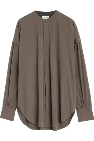 LEMAIRE Dames, Blouses & Shirts, Bruin, Maat: S