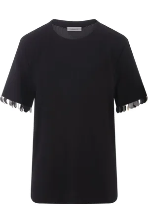 Paco rabanne Dames, Tops, Zwart, Maat: M Viscose