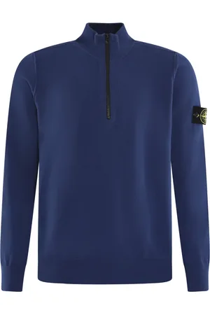 Stone Island Heren, Sweatshirts & Hoodies, Blauw, Maat: M