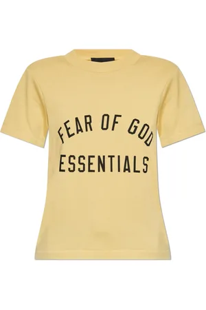 FEAR OF GOD Dames, Tops, Geel, Maat: S Katoen
