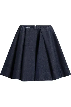 Jacquemus Dames, Rokken, Blauw, Maat: W28 Denim