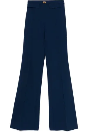 Elisabetta Franchi Dames, Broeken, Blauw, Maat: L Denim