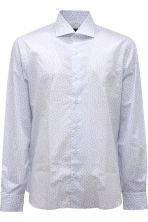 BARBA Heren, Overhemden, Blauw, Maat: M