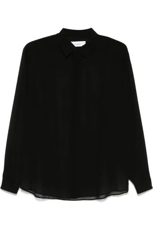 LARDINI Heren, Overhemden, Zwart, Maat: XL