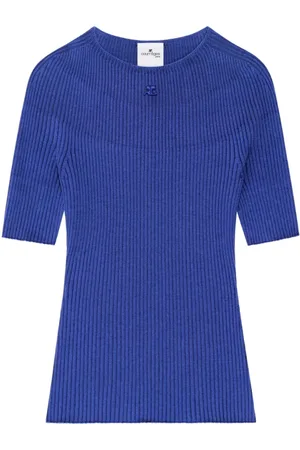 Courrèges Dames, Truien, Blauw, Maat: M