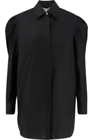 Max Mara Dames, Blouses & Shirts, Zwart, Maat: M Katoen