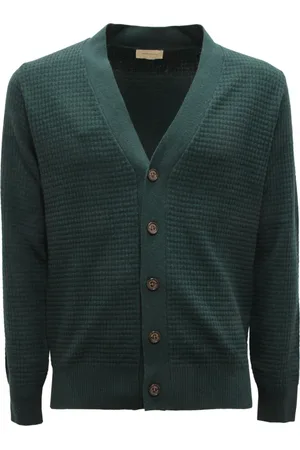 BROOKSFIELD Heren, Truien, Groen, Maat: S Wol