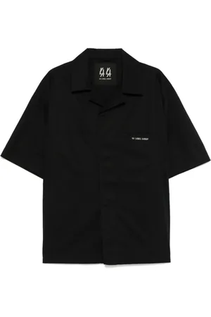 44 Label Group Heren, Overhemden, Zwart, Maat: S