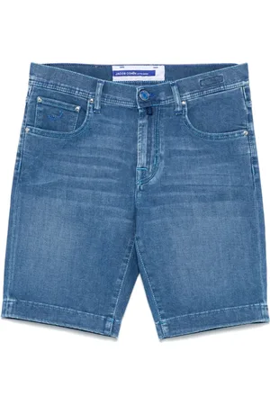 Jacob Cohen Heren, Korte broeken, Blauw, Maat: W36 Denim