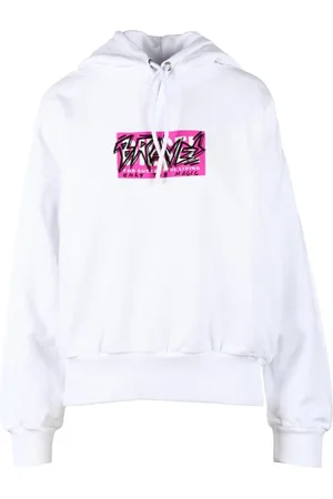 Diesel Dames, Sweatshirts & Hoodies, Wit, Maat: L Katoen