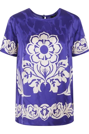 Etro Dames, Blouses & Shirts, Blauw, Maat: XS Viscose