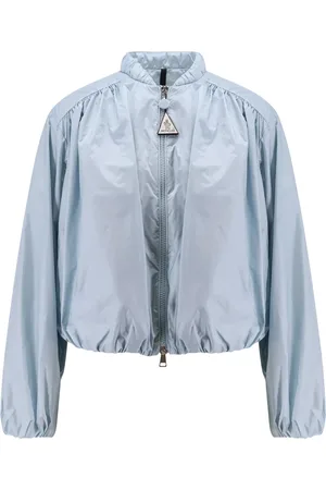 Moncler Dames, Blouses & Shirts, Blauw, Maat: M Polyamide