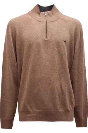 BROOKSFIELD Heren, Truien, Bruin, Maat: 3XL Wol