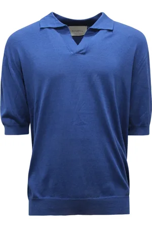 BALLANTYNE Heren, Truien, Blauw, Maat: 2XL Katoen