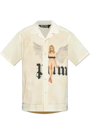 Palm Angels Heren, Overhemden, , Maat: XL Katoen