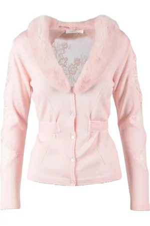 BLUMARINE Dames, Truien, Roze, Maat: XS Viscose