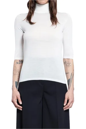 Max Mara Dames, Truien, Wit, Maat: M Wol