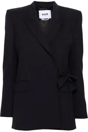 Msgm Dames, Jassen, Blauw, Maat: 2XS Wol