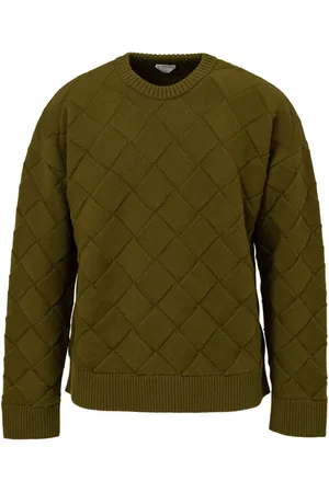 Bottega Veneta Heren, Truien, Groen, Maat: S Wol