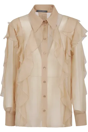 Alberta Ferretti Dames, Blouses & Shirts, , Maat: 2XS Chiffon