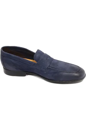 Green george Heren, Schoenen, Blauw, Maat: 43 EU Suède