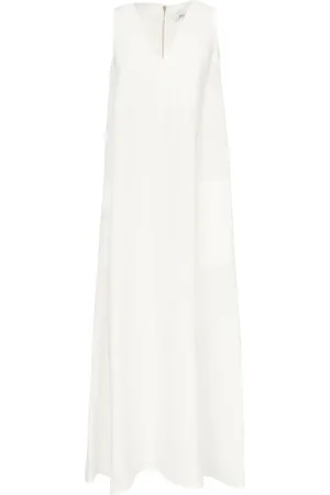 Max Mara Dames, Jurken, Wit, Maat: S Linnen