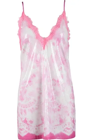 Msgm Dames, Jurken, Roze, Maat: XS Poliester