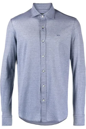 Paul & Shark Heren, Overhemden, Blauw, Maat: XL Katoen