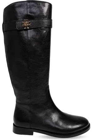 Tory Burch Dames, Schoenen, Zwart, Maat: 39 1/2 EU Leer
