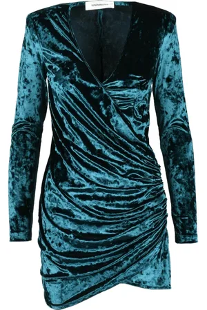 NINEMINUTES Dames, Jurken, Blauw, Maat: 2XS Poliester