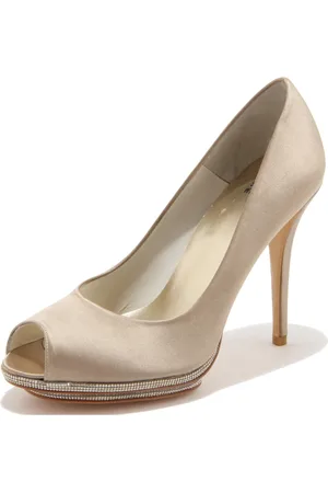 Stuart Weitzman Dames, Schoenen, Bruin, Maat: 39 1/2 EU Katoen