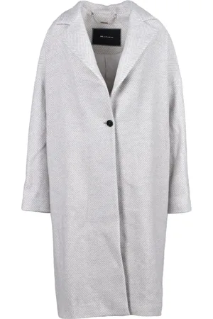 Kiton Dames, Mantels, Grijs, Maat: S Kasjmier