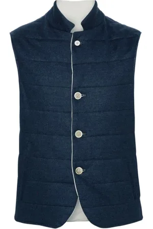 ELEVENTY Heren, Jassen, Blauw, Maat: L Katoen