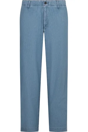 Emporio Armani Heren, Jeans, Blauw, Maat: XL Katoen