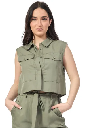 Gaudi Dames, Blouses & Shirts, Groen, Maat: L