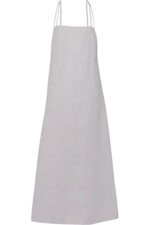 Tory Burch Dames, Jurken, Wit, Maat: XS Katoen