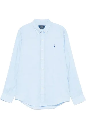 Ralph Lauren Heren, Overhemden, Blauw, Maat: M